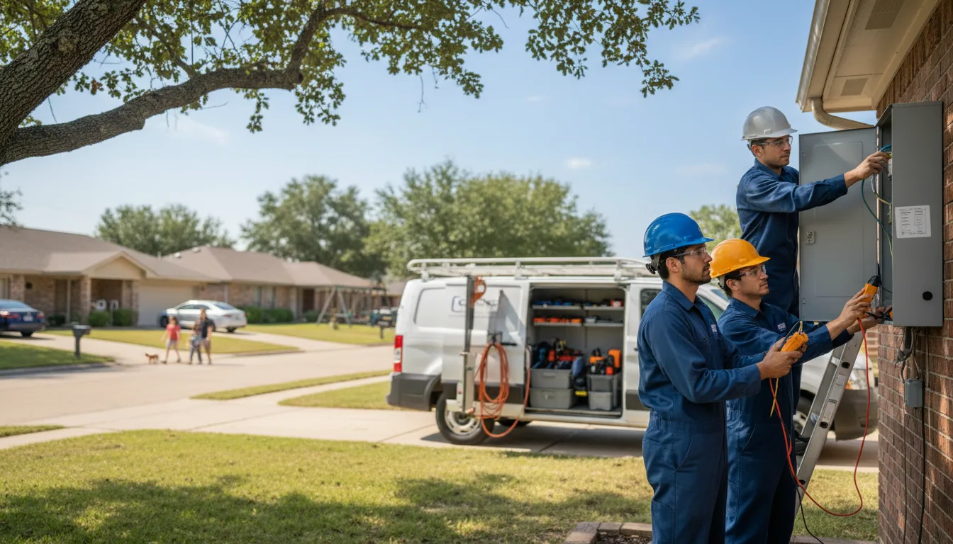 Certified electrician providing emergency electrical services in Farmerville, LA